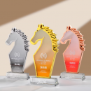 馬年金屬水晶獎盃