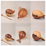 Stress-Relieving Wooden Fish