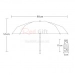 伸縮五折便攜遮陽傘