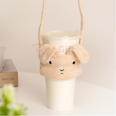 Plush, Heat-Insulating, Anti-Scalding,Hand-Warming Milk Tea Cup Sleeve（Customizable）