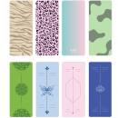 Double-layer non-slip silicone bottom yoga towel mat