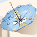 Cat Paw Fully Automatic Anti-Rebound Children's Folding Umbrella