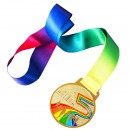 Colorful Marathon Medal