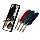 Feather-Shaped Metal Pen