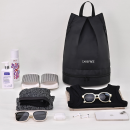 Waterproof backpack with separate wet and dry compartments