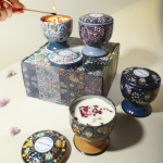 高腳杯乾花香薰蠟燭（可做禮盒）