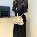 Argyle Drawstring Cloud Bag