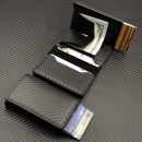 Automatically ejecting RFID card wallet