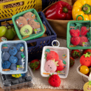 果蔬拼盤毛絨掛件