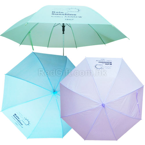 磨砂半透明直柄雨傘 - 紀念品