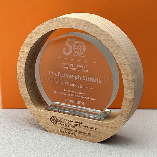 木質水晶座 - 紀念品